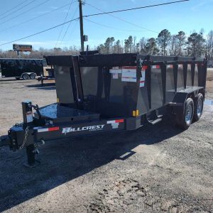 7X14 14K Hillcrest Dump Trailer 40" Sides